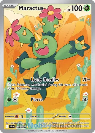 Maractus Black Bolt English Illustration Rare #093/086