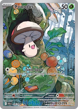 Foongus Black Bolt English Illustration Rare #095/086