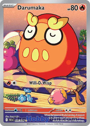 0097 Darumaka Illustration Rare Black Bolt