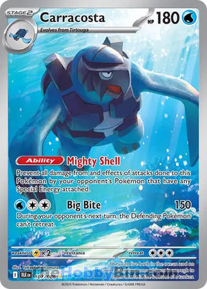 0107 Carracosta Illustration Rare Black Bolt