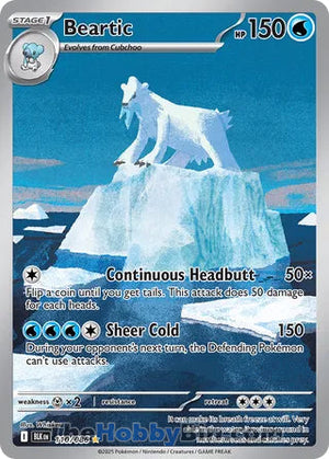 0110 Beartic Illustration Rare Black Bolt