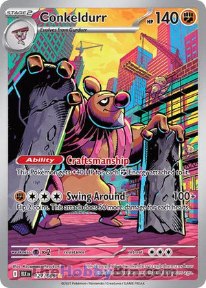 0127 Conkeldurr Illustration Rare Black Bolt
