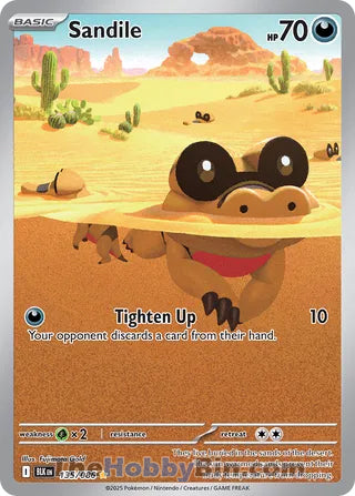 Sandile Black Bolt English Illustration Rare #135/086