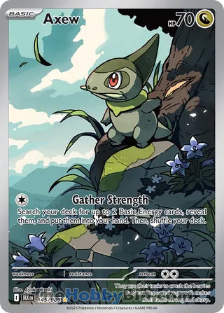 Axew #145/086 Illustration Rare - Black Bolt Pokemon card