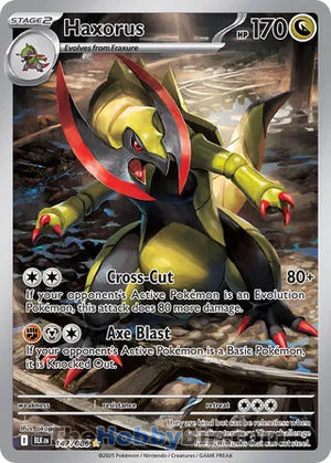 0147 Haxorus Illustration Rare Black Bolt