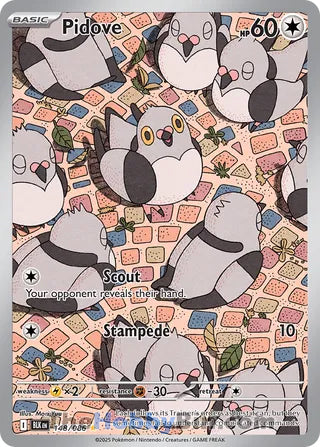 Pidove Black Bolt English Illustration Rare #148/086