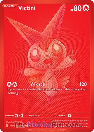 Victini Black Bolt English Black White Rare #171/086