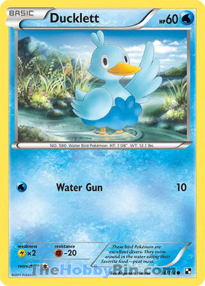 0036 Ducklett Common Black and White