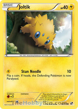 0044 Joltik Common Black and White