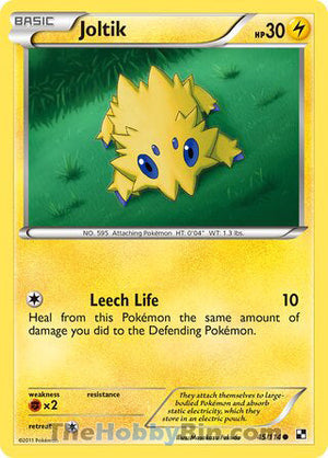 0045 Joltik Common Black and White