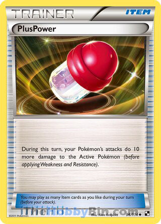 PlusPower #96/114 Uncommon - Black and White Pokemon card