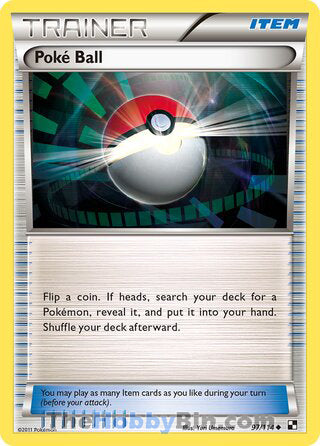 Poke Ball Black and White Uncommon #97/114