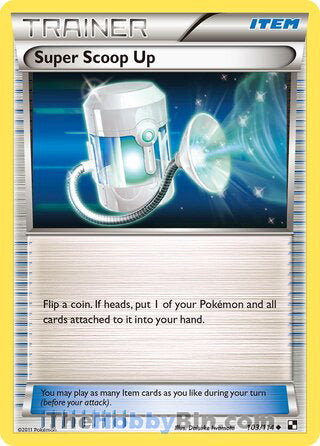 Super Scoop Up #103/114 Uncommon - Black and White Pokemon card