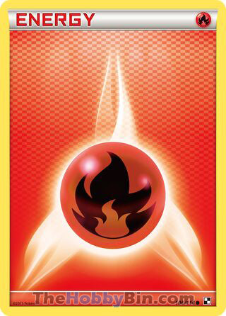 Fire Energy Black and White Common #106/114