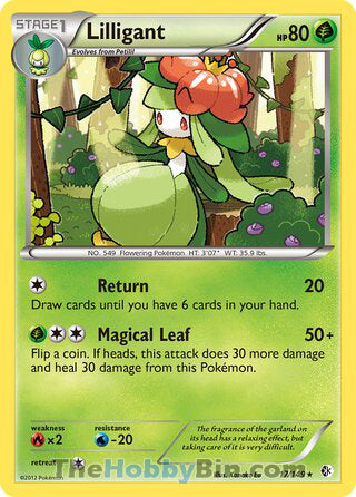 Lilligant #17/149 Rare - Boundaries Crossed Pokemon card