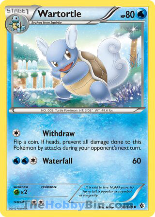 Wartortle #30/149 Uncommon - Boundaries Crossed Pokemon card