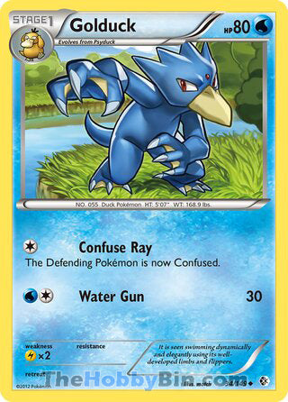 Golduck Boundaries Crossed Uncommon #34/149