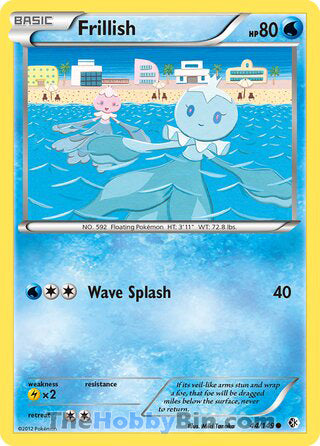 Frillish #44/149 Common - Boundaries Crossed Pokemon card