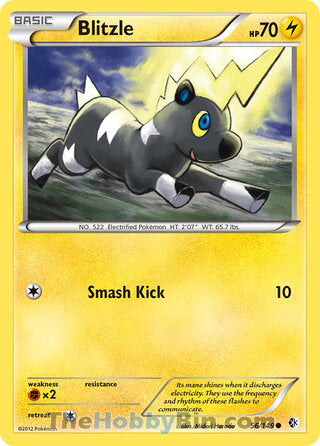 Blitzle #56/149 Common - Boundaries Crossed Pokemon card