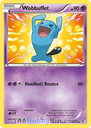 Wobbuffet Boundaries Crossed Uncommon #58/149