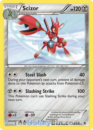 0094 Scizor Holo Rare Boundaries Crossed