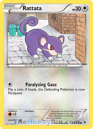 Rattata Boundaries Crossed Common #104/149