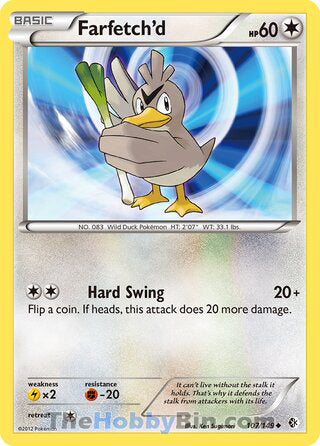 Farfetch'd #107/149 Uncommon - Boundaries Crossed Pokemon card