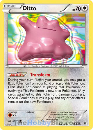 0108 Ditto Holo Rare Boundaries Crossed