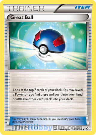 Great Ball #129/149 Uncommon - Boundaries Crossed Pokemon card