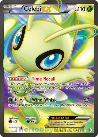 Celebi EX Boundaries Crossed Ultra Rare #141/149