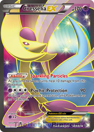 Cresselia EX Boundaries Crossed Ultra Rare #143/149