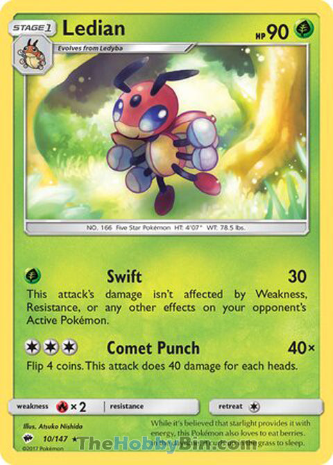 0010 Ledian Rare Burning Shadows