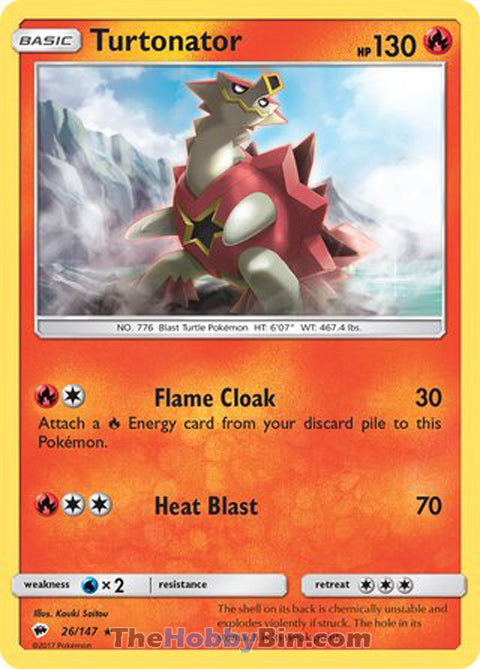 0026 Turtonator Rare Burning Shadows