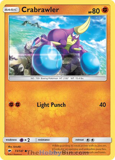 0073 Crabrawler Common Burning Shadows