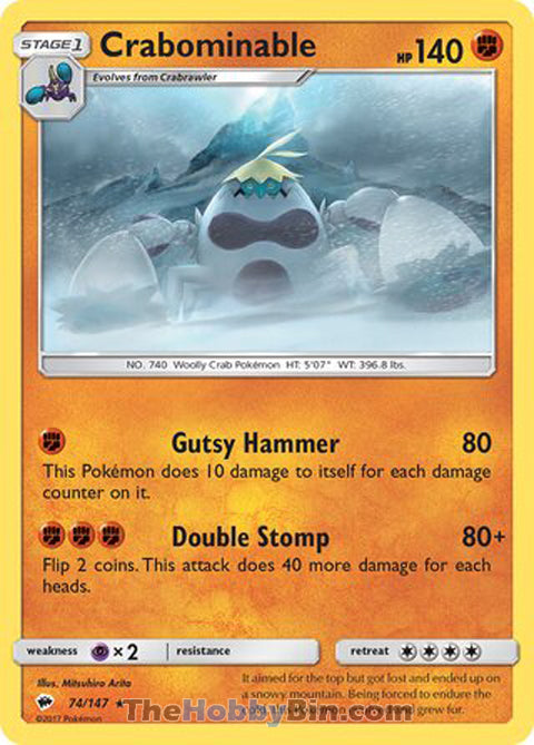 0074 Crabominable Rare Burning Shadows