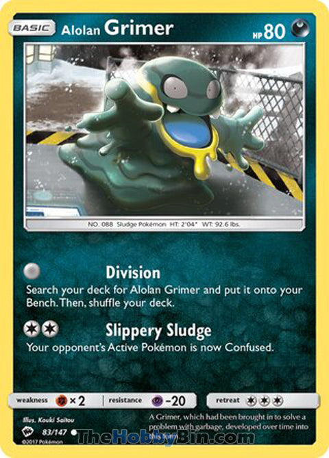 0083 Alolan Grimer Common Burning Shadows