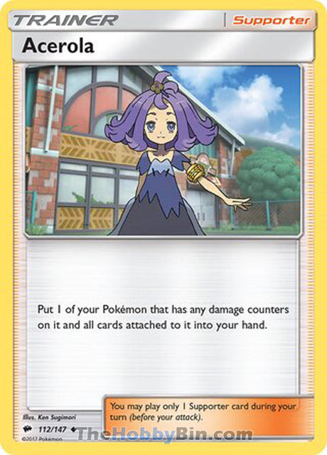 Acerola Burning Shadows Uncommon #112/147