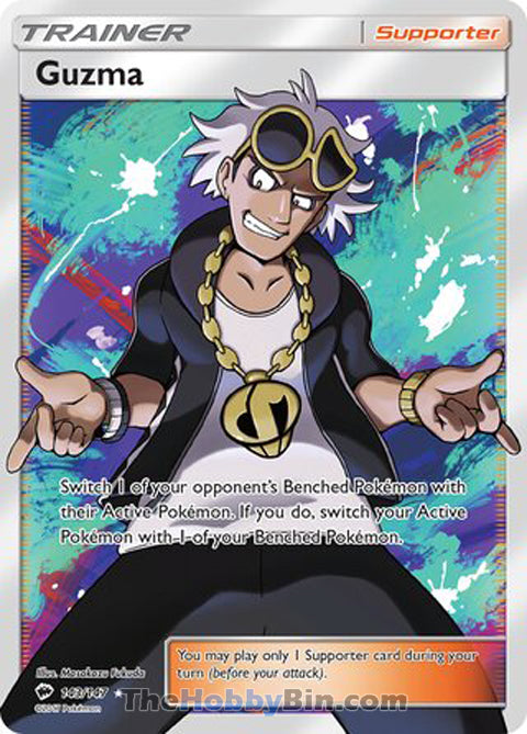 Guzma Burning Shadows Ultra Rare #143/147