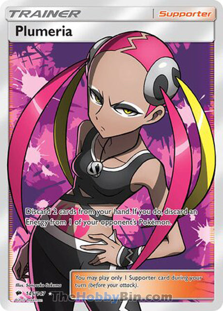 Plumeria Burning Shadows Ultra Rare #145/147