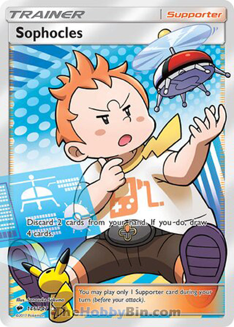 Sophocles #146/147 Ultra Rare - Burning Shadows Pokemon card