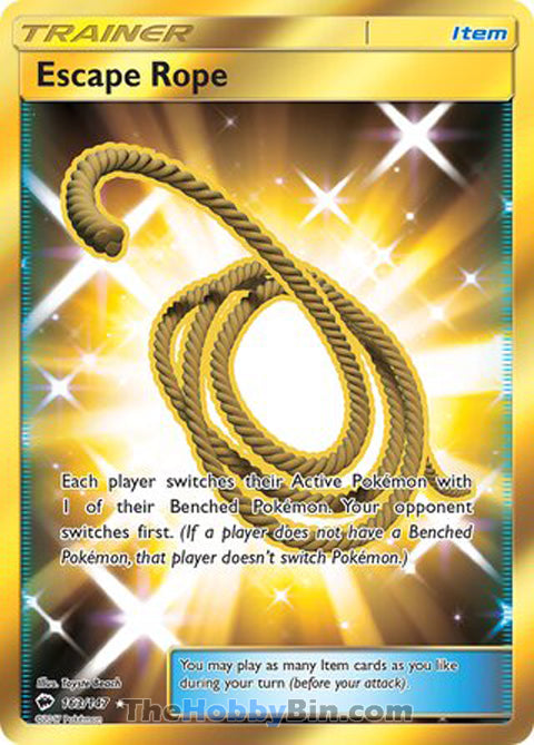 0163 Escape Rope Secret Rare Burning Shadows