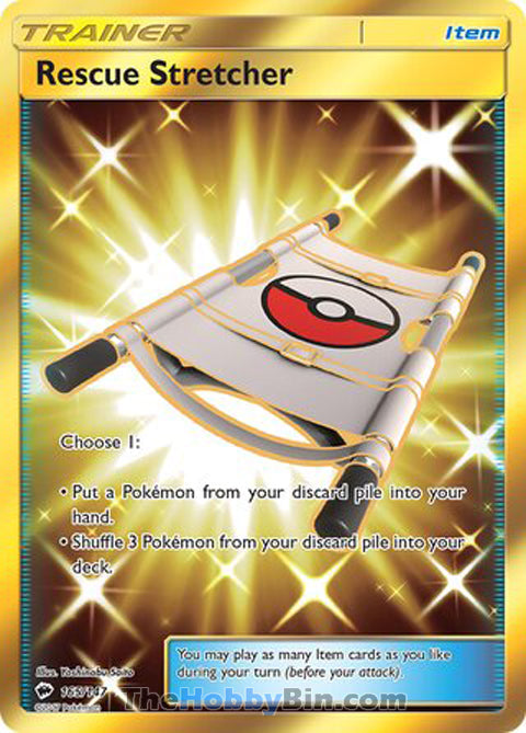 0165 Rescue Stretcher Secret Rare Burning Shadows