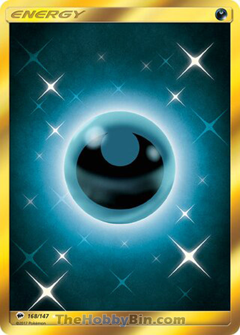 0168 Darkness Energy Secret Rare Burning Shadows