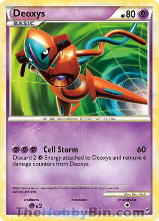 0002 Deoxys Holo Rare Call of Legends