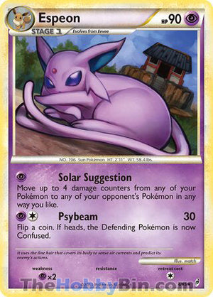 0004 Espeon Holo Rare Call of Legends