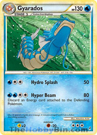 0007 Gyarados Holo Rare Call of Legends