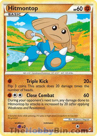 Hitmontop Call of Legends Holo Rare #8/95