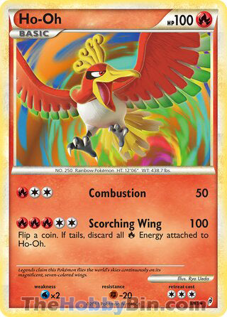 0009 Ho-Oh Holo Rare Call of Legends