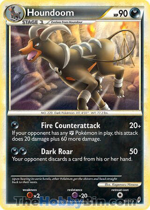 0010 Houndoom Holo Rare Call of Legends