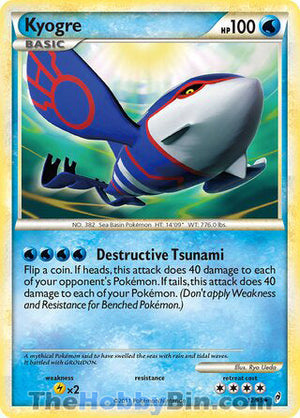 0012 Kyogre Holo Rare Call of Legends